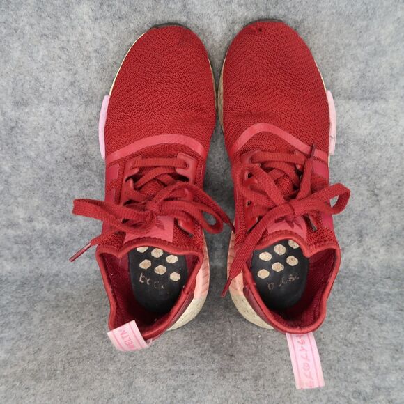 Adidas Shoes Womens 9.5 Athletic Trainer NMD R1 Sneaker Running Sport Active Red main image 8